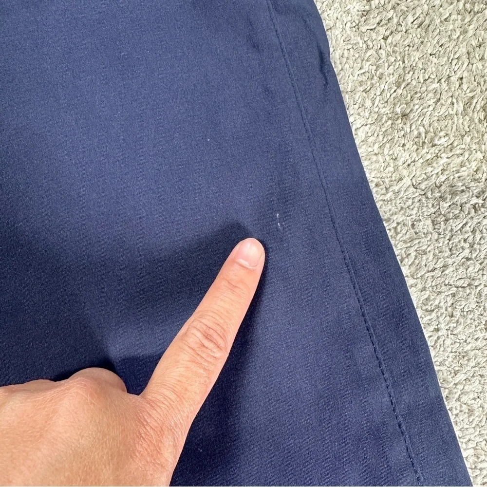 Eddie Bauer Men’s Rainier Pants Elastic Waistband Slim-Fit Hiking in Navy 34X32